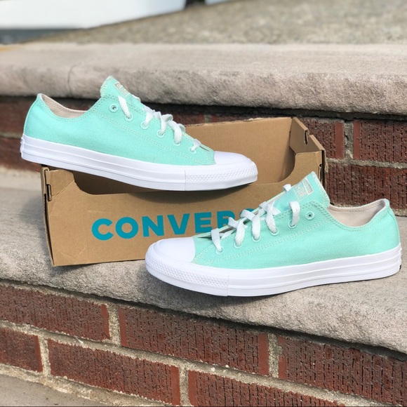 Converse Renew CTAS OX Low Top Canvas Mint Shoes - Picture 2 of 9